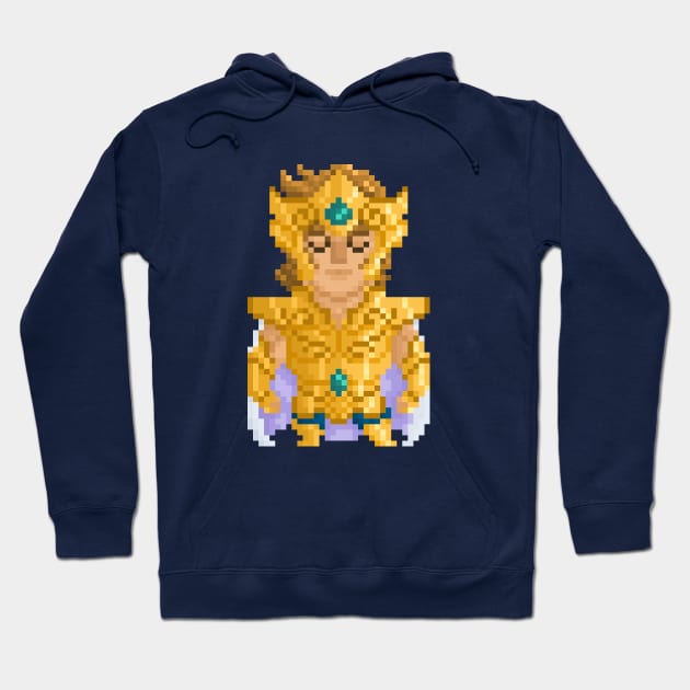 Pixel 8-bit Saint Seiya Leo Hoodie by YayPixel